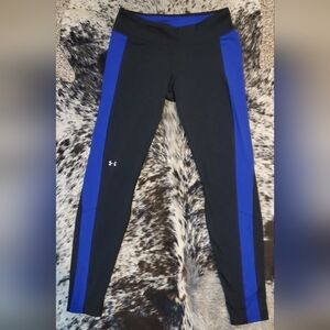 Under Armour Black and Blue Leggings
